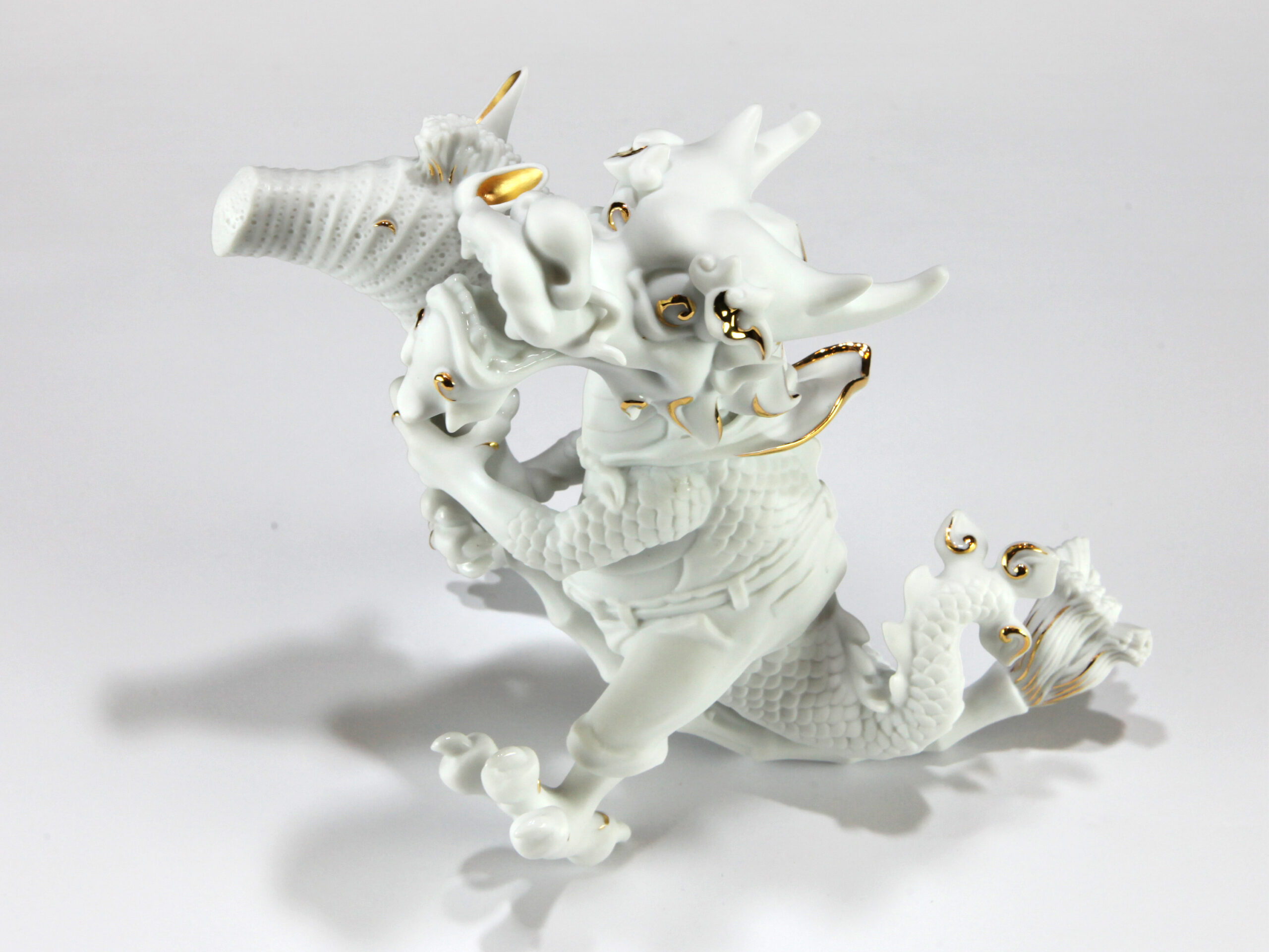 Dragon-horse ceramic white ware縮圖1