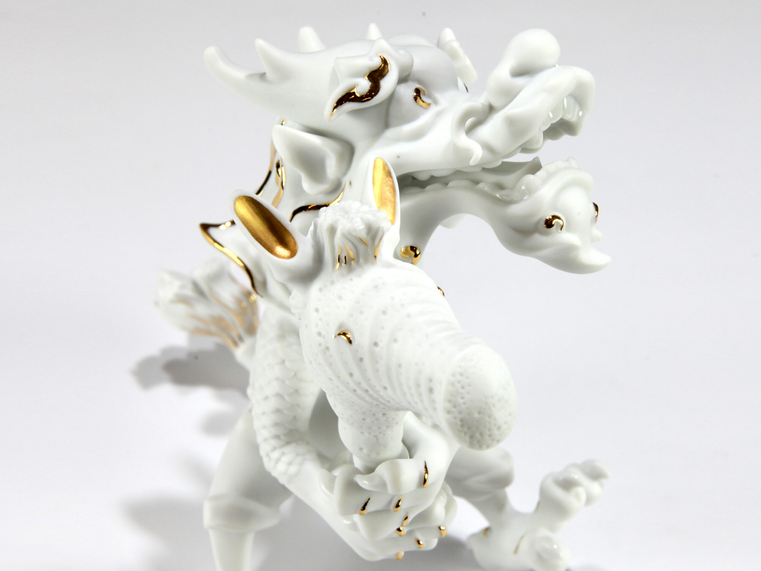 Dragon-horse ceramic white ware大圖2