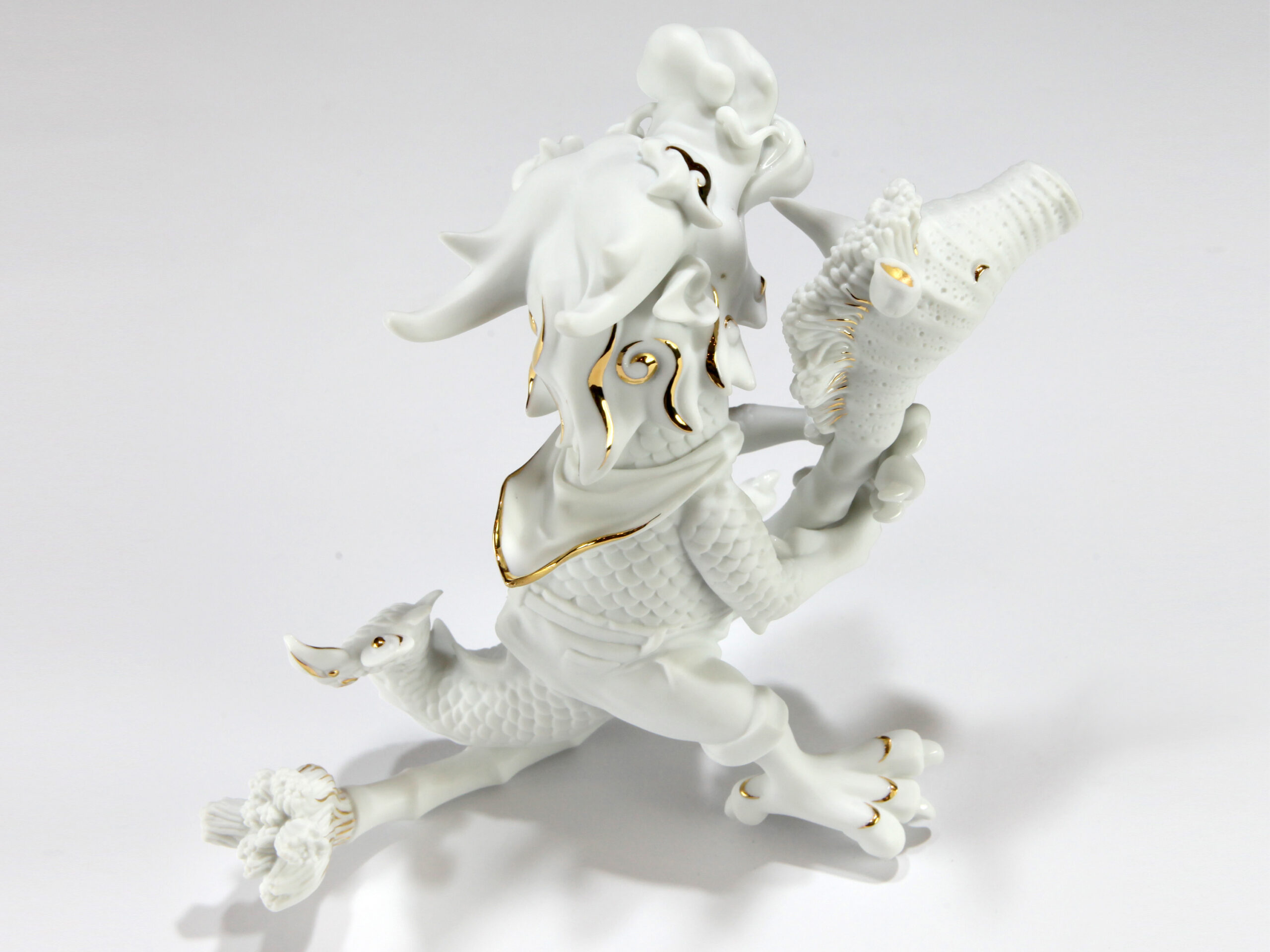 Dragon-horse ceramic white ware縮圖4