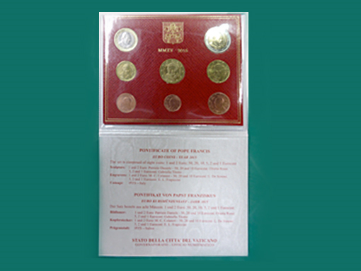 Pope Francis commemorative coins